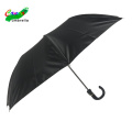 wholesale cheap metal stand 2 folding automatic umbrella